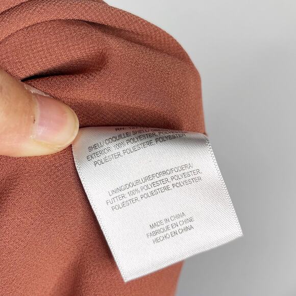 Jenny Yoo Collection 4 English Rose Orange Nicole Satin Halter Dress Low Back - Picture 11 of 14